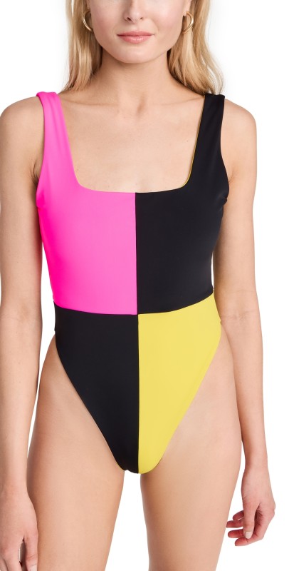 MARA HOFFMAN Idalia One Piece Black Multi