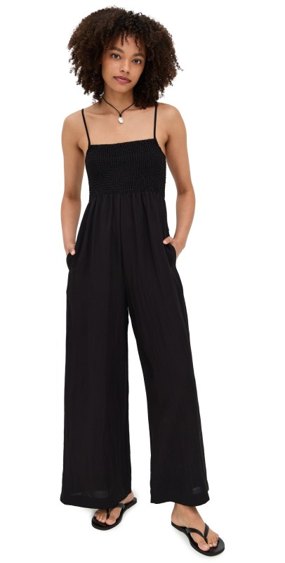 Z Supply Beachside Jumpsuit Black