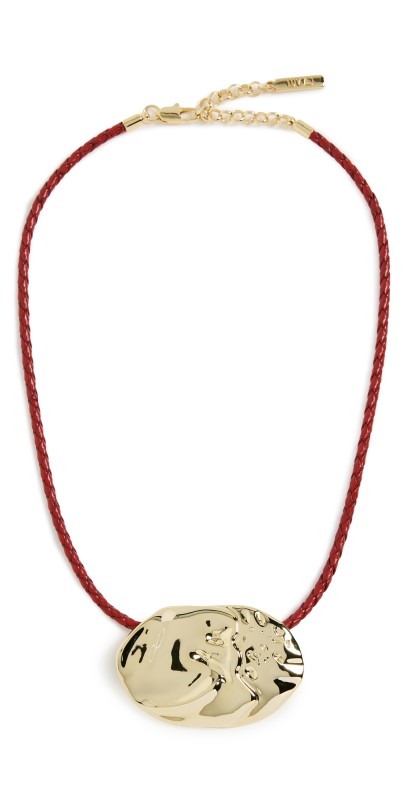 Luv Aj The Granada Disc Necklace Gold