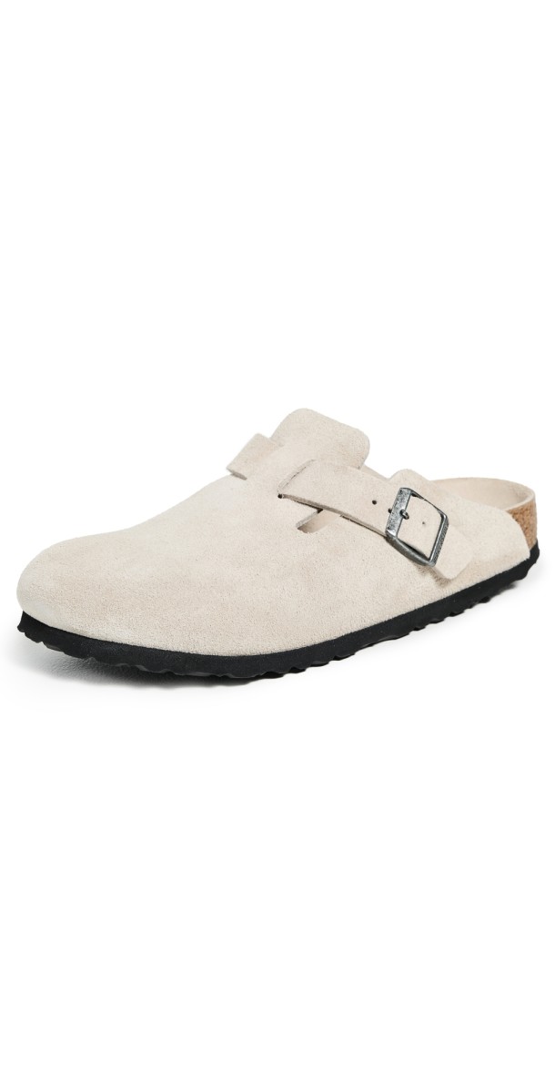 Birkenstock Boston Soft Footbed Clogs Oyster