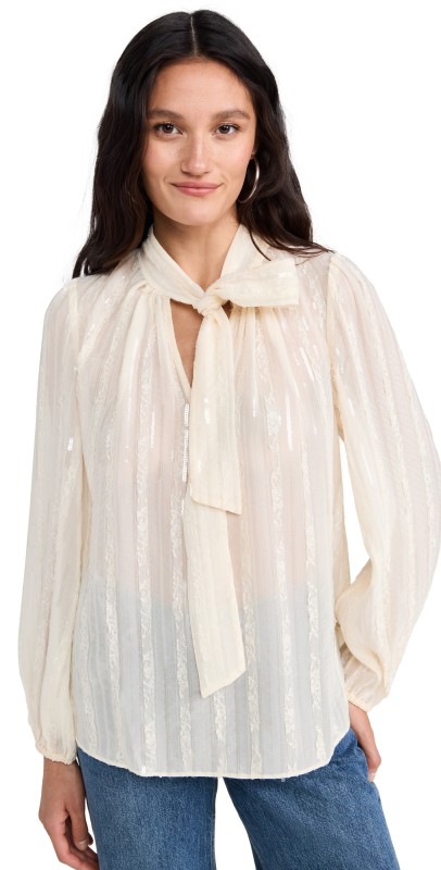 Shoshanna Rye Top Ivory