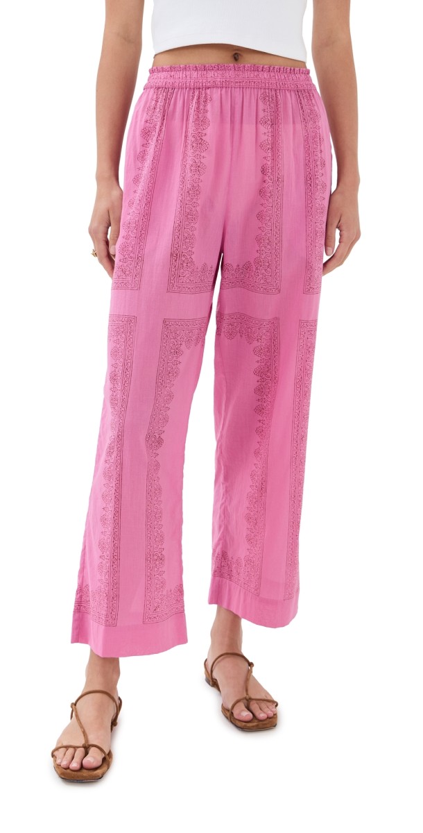 Alix of Bohemia Otto Fuchsia Tile Pants Fuchsia