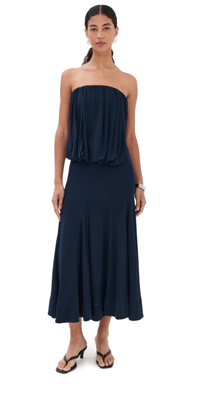 Proenza Schouler Yael Dress In Matte Jersey Midnight