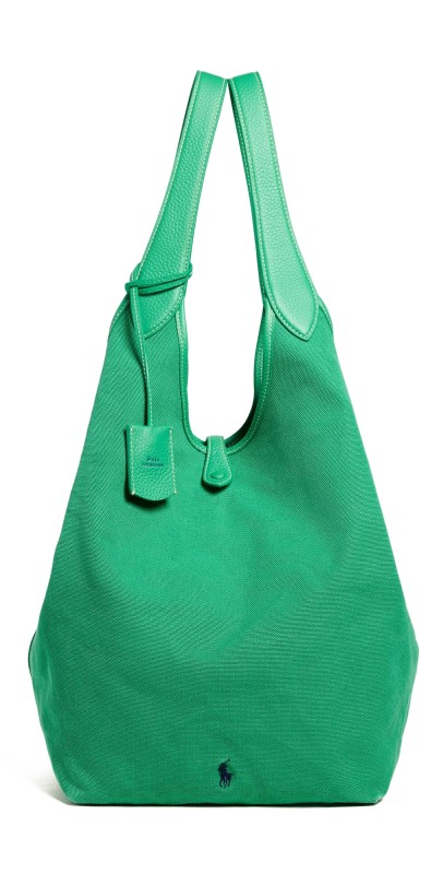 Polo Ralph Lauren Washed Canvas Large Tote Parrot