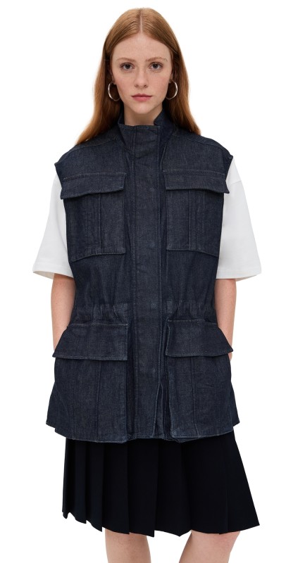 A. L.C. The 902 Vest Indigo