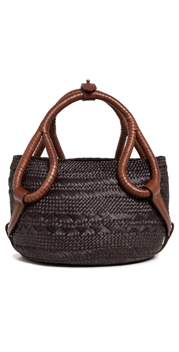 Johanna Ortiz Canon Ball Mini Tote Bag Black/Wood