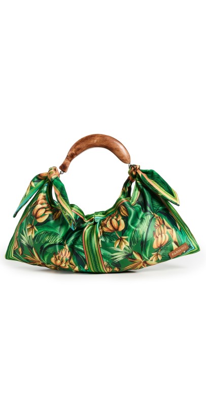 FARM Rio Bananart Green Scarf Mini Bag Bananart Gr