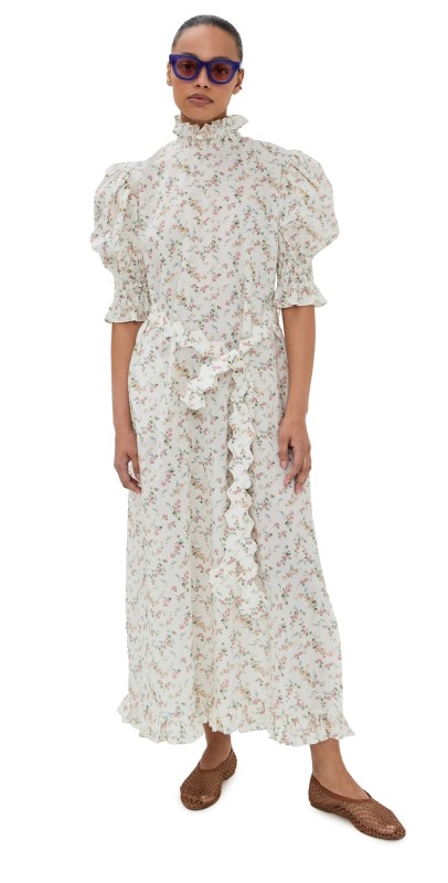 HORROR VACUI Traudl Midi Dress Elizabeth