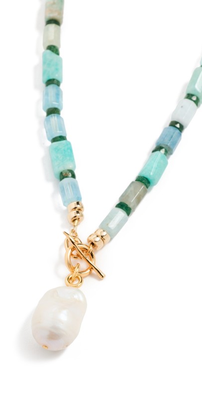 Lizzie Fortunato Pearl Isle Necklace in Sea Mult