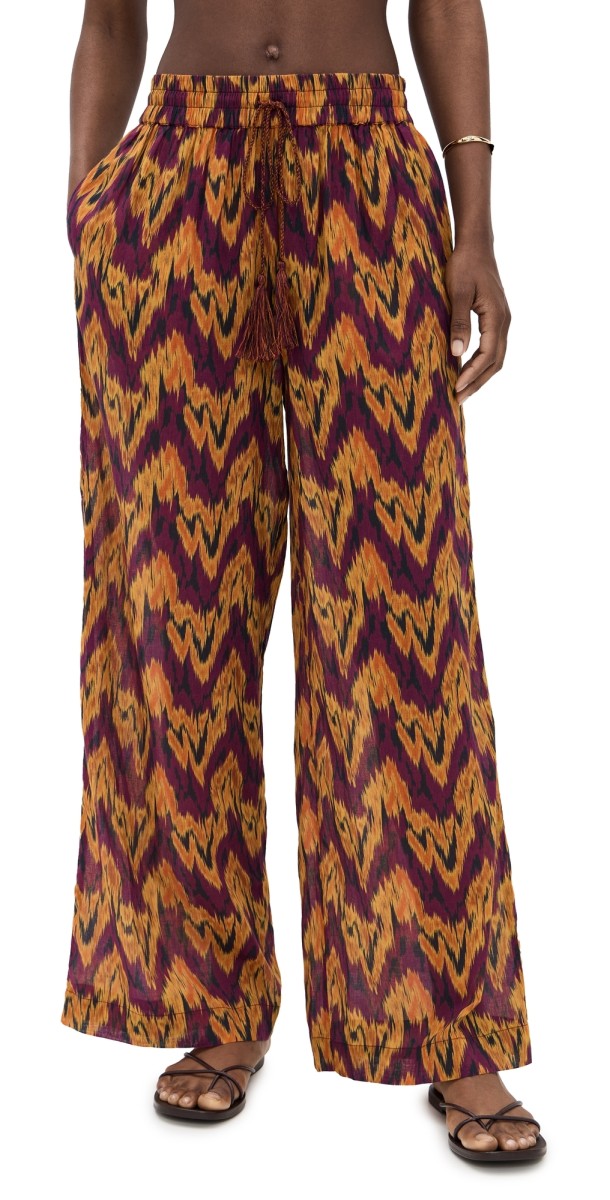 Ulla Johnson Azra Wide Leg Pants Coverup Terra