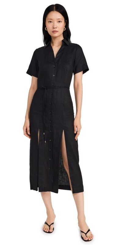 HEVRON Axel Dress Black