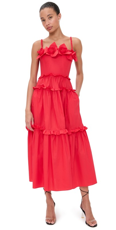 AKNVAS Rach Dress Red