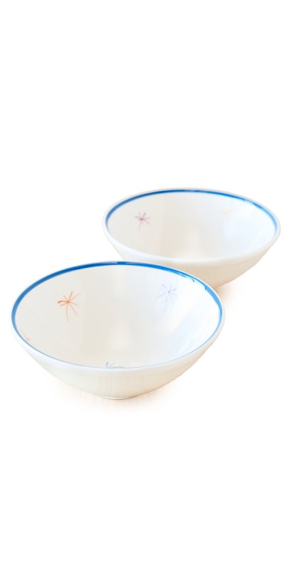 Zafferano Asterisco Small Bowl Set of 2 Blu