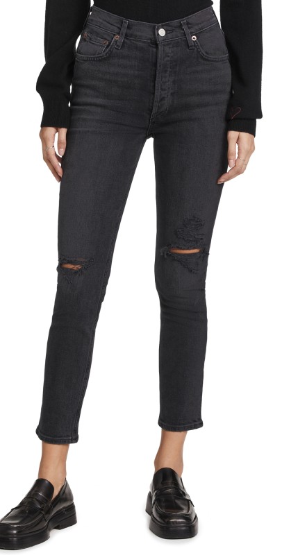 AGOLDE Nico High Rise Slim Fit Jeans Cassette
