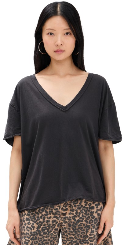 Free People Nina V Tee White