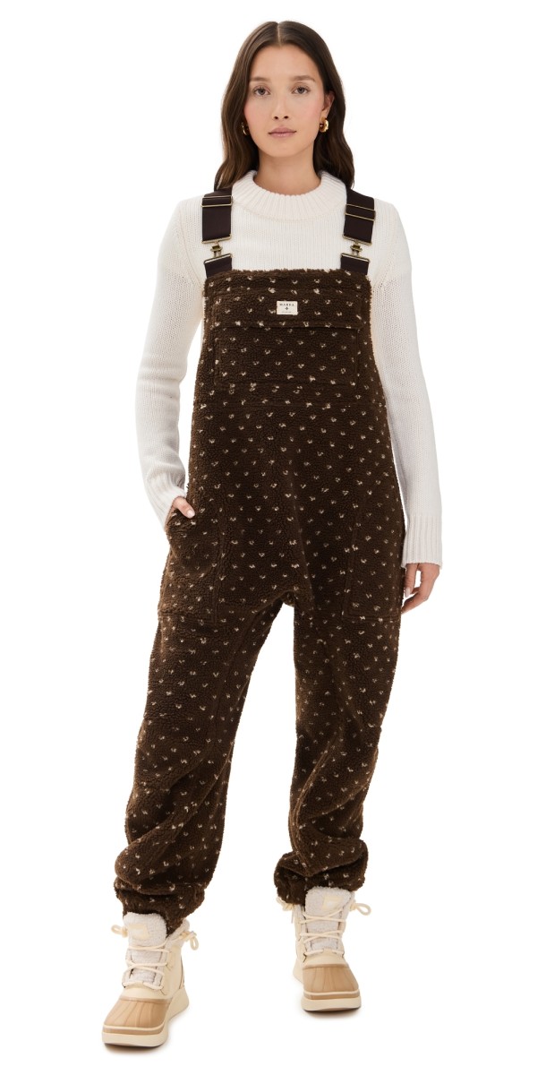 Marea Scout Overalls Sherpa Chestnut