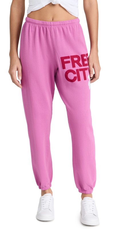 FREECITY Freecity Large Sweatpants Pinklips Cherry