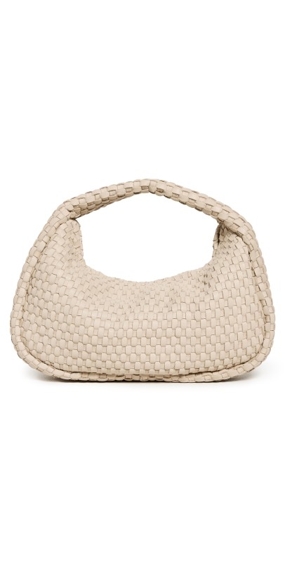 St. Agni Lattice Weave Mini Bon Bon Bag Crem