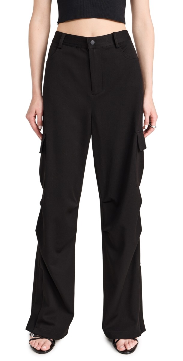 WAYF Cargo Pants Black