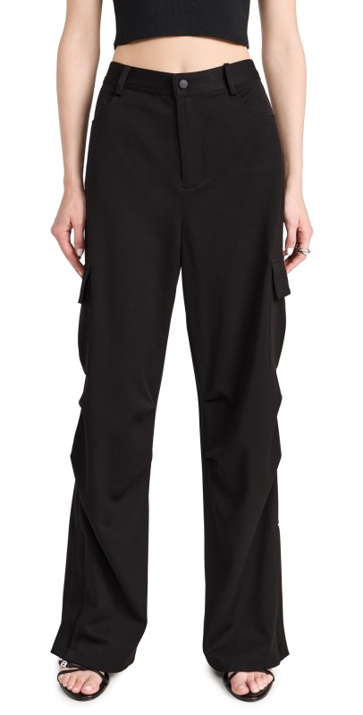 WAYF Cargo Pants Black