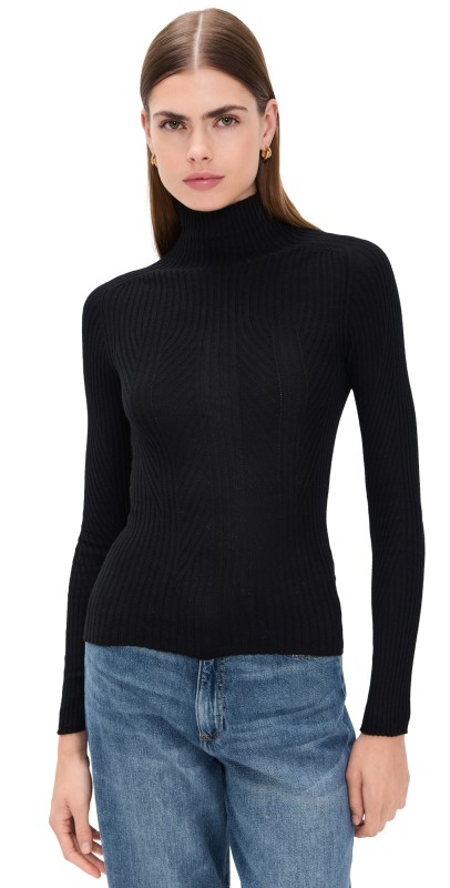 DL1961 Turtleneck Sweater Black