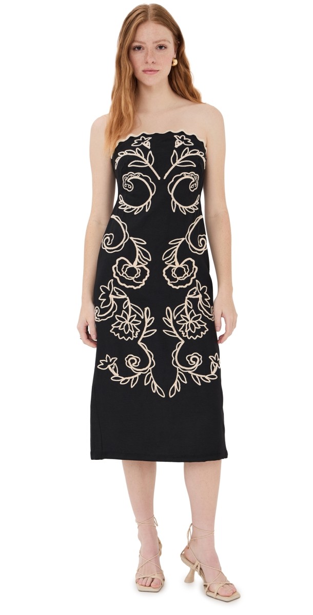 La Ligne Sophia Dress Black/Ivory