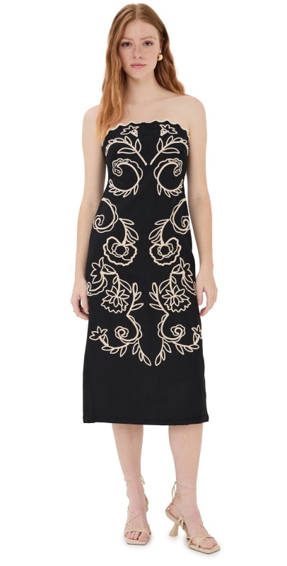 La Ligne Sophia Dress Black/Ivory