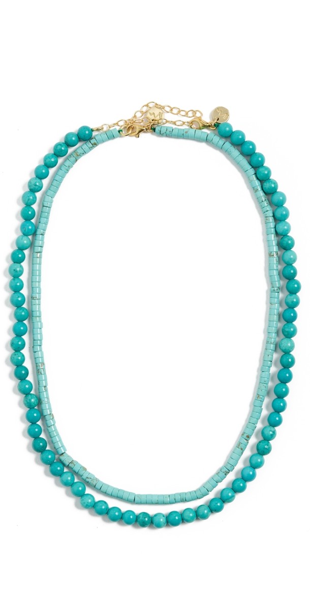 Maison Irem Ocean Love Necklace Turquois