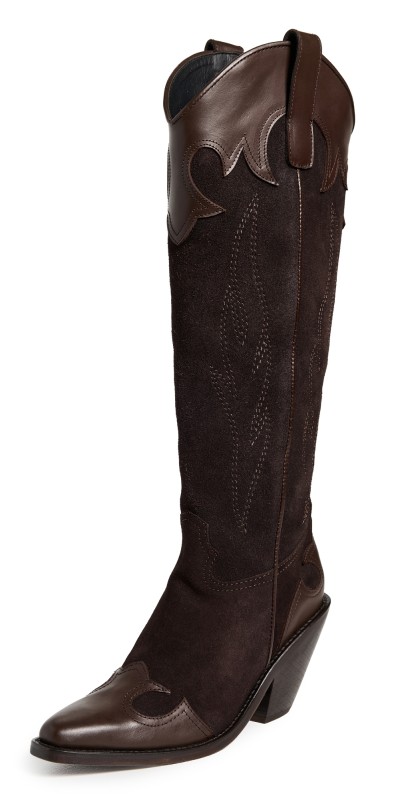 Johanna Ortiz Dark Chocolate Western Legacy Boots Dark Chocolate