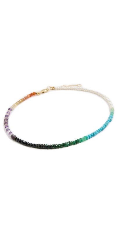 SHASHI Natasha Gemstone Anklet Phoenix