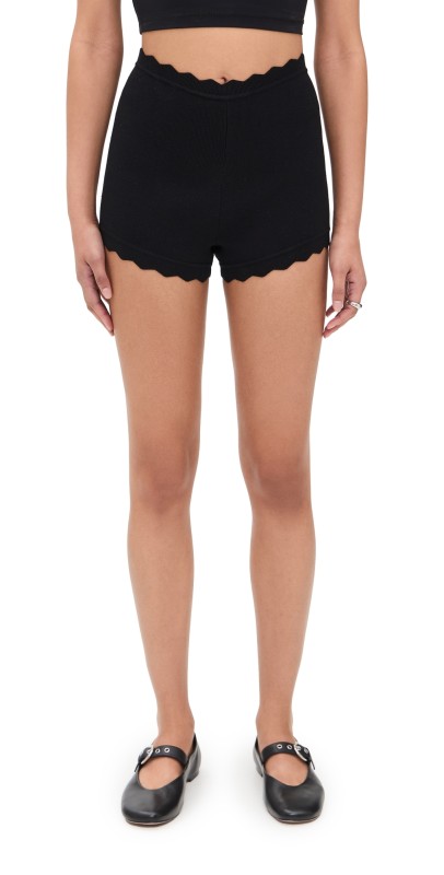 NIA Mazzy Knit Shorts Black