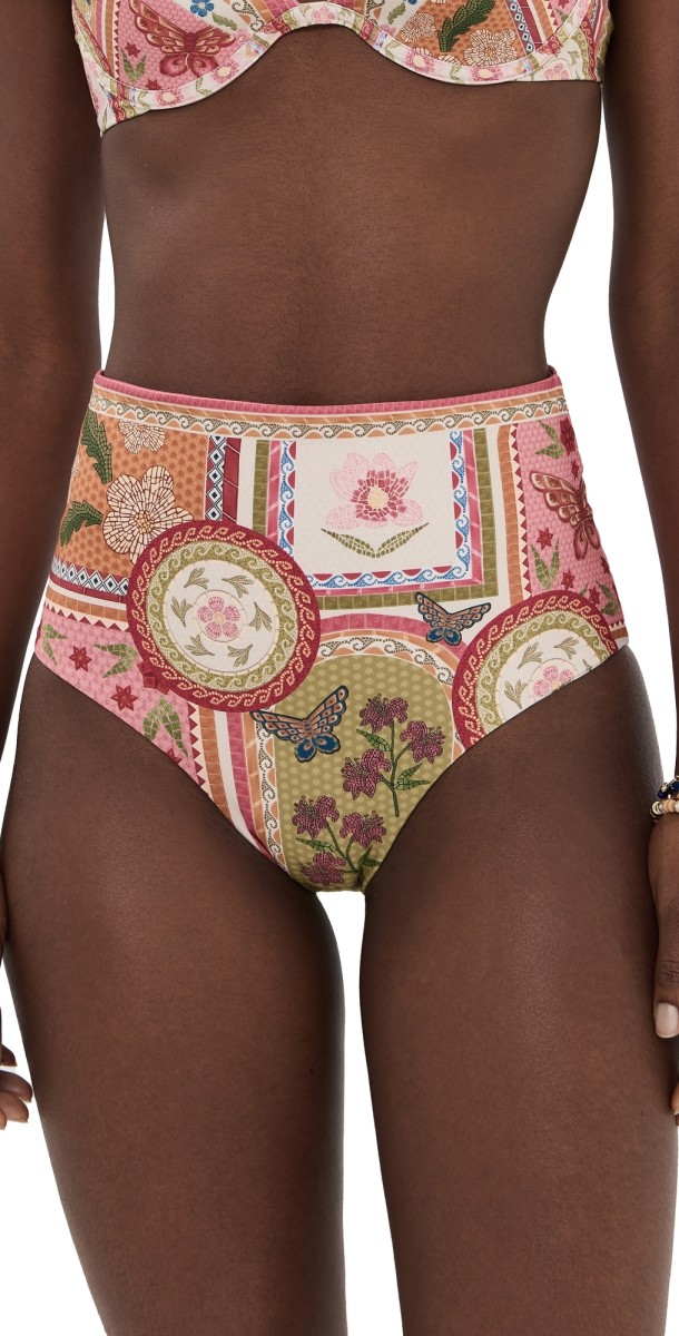 Agua Bendita Alicia Reversible Bikini Bottoms Multicolor