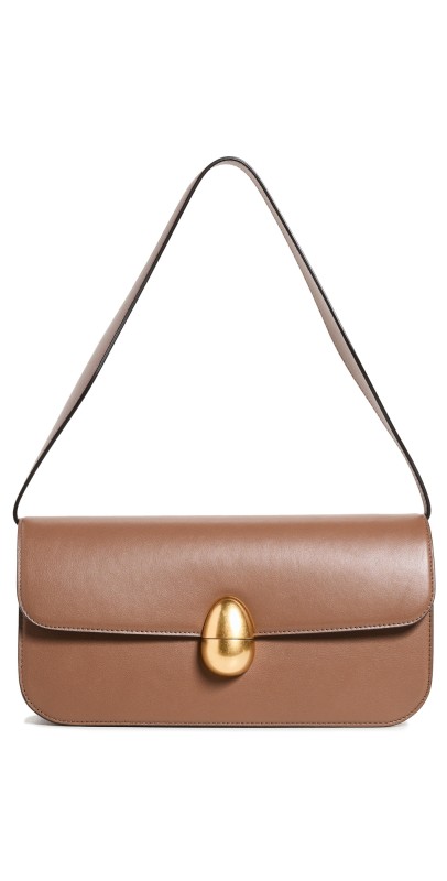 NEOUS Phoenix Leather Baguette Dark Taup