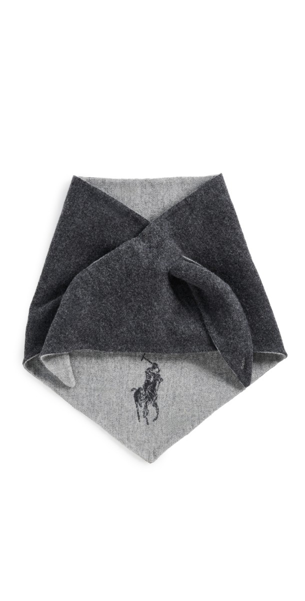 Polo Ralph Lauren Polo Player Triangle Wrap Med Grey Htr/Charcoal
