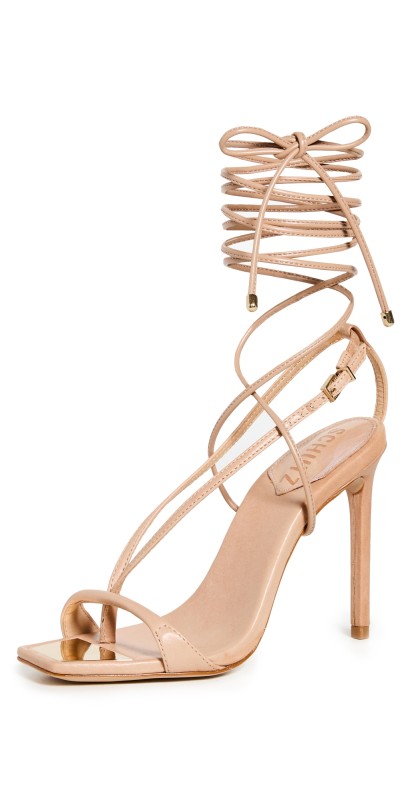Schutz Vikki Sandals Honey Beige