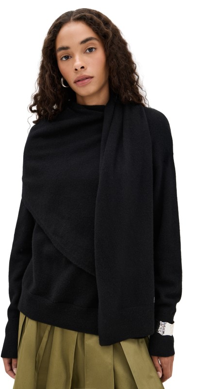 Vince Draped Pullover H Dove Oat