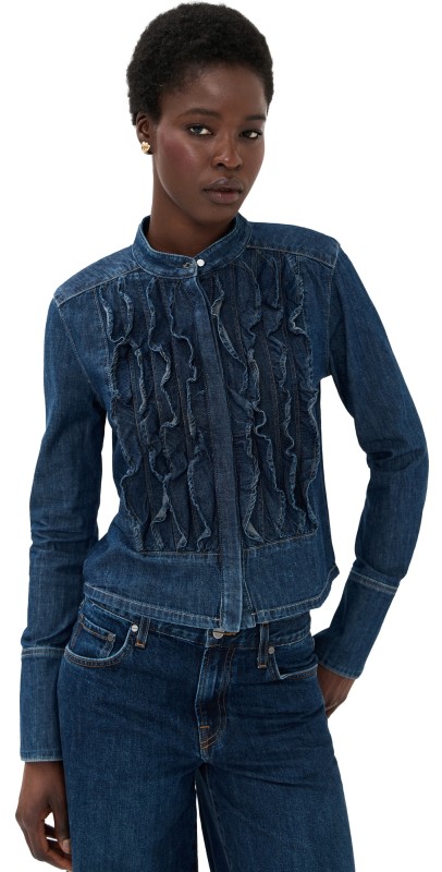 TWP Denim Patti Buttondown Dark Wash