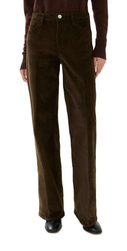 SPRWMN Vintage Wide Leg Corduroy Pants Americano