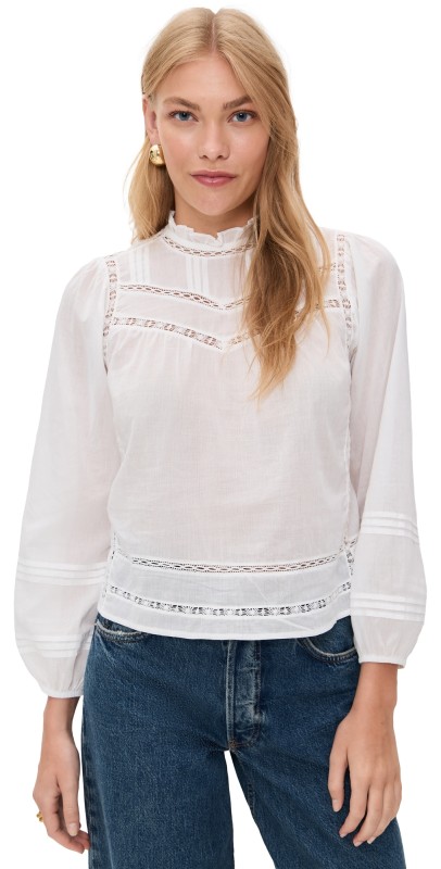 RAILS Reyna Blouse White