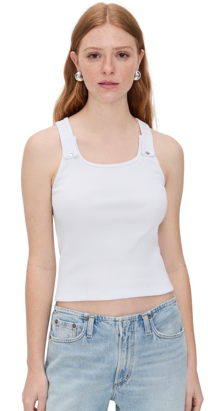 Still Here Snap Tank in Milk Milk