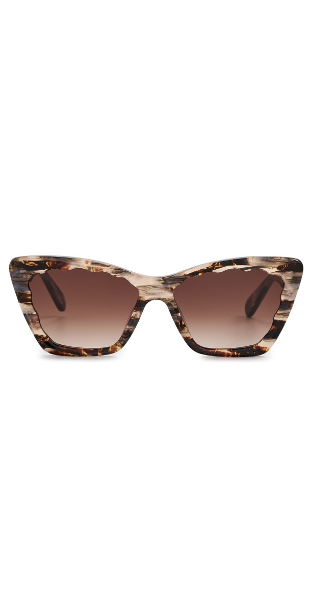 Krewe Brigitte Sunglasses Plum