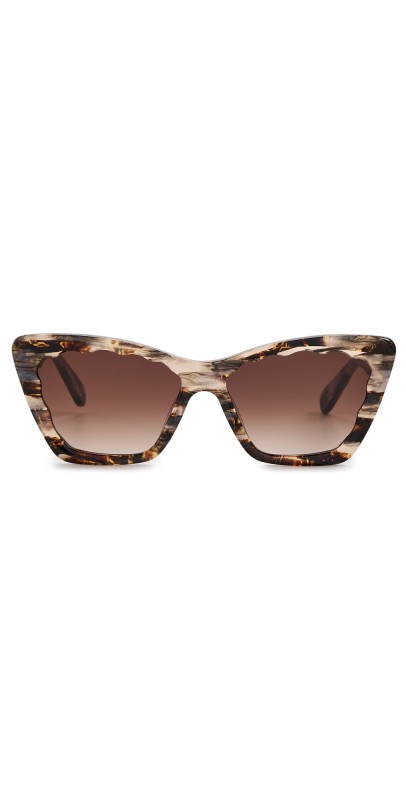 Krewe Brigitte Sunglasses Plum