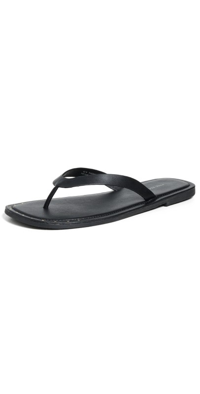 Free People Sona Thong Sandals Black