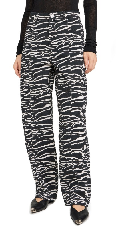 BAUM UND PFERDGARTEN Nara Jeans Black Whisper Zebra
