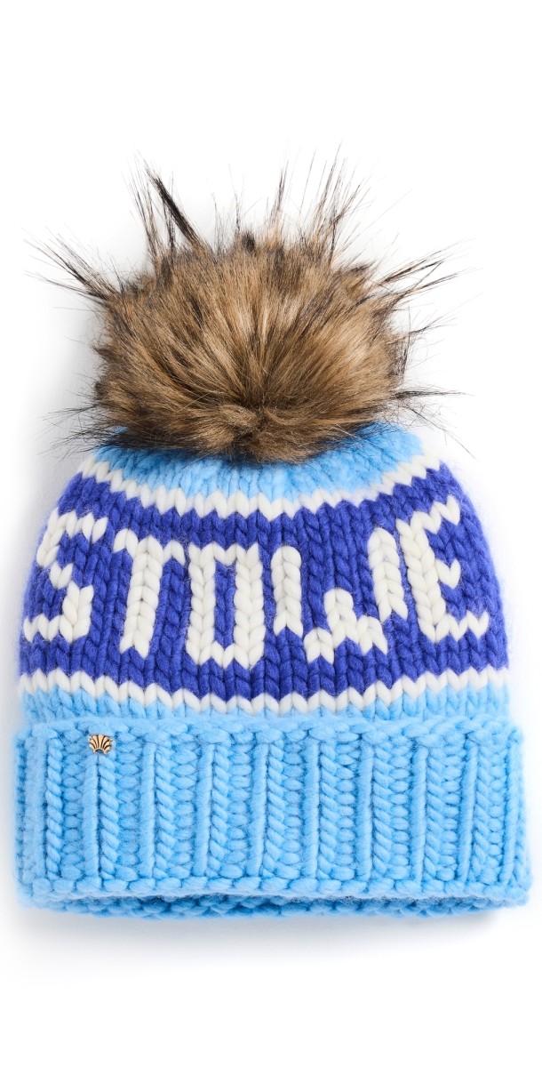 Lele Sadoughi The Stowe Beanie Glacier Blu