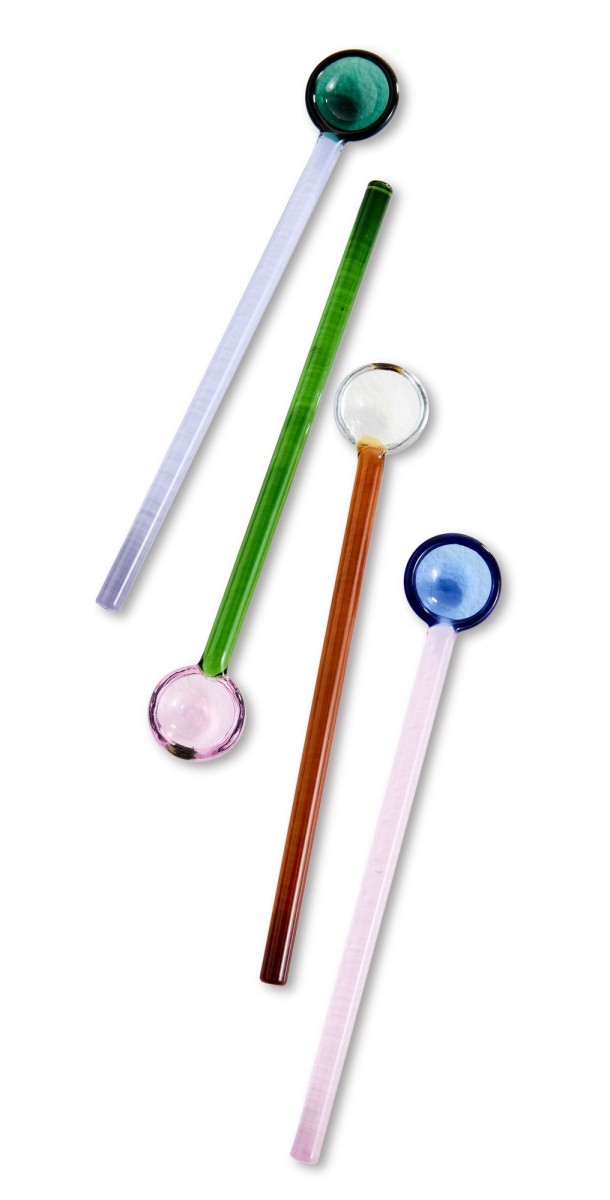 FAZEEK Glass Teaspoons Mult