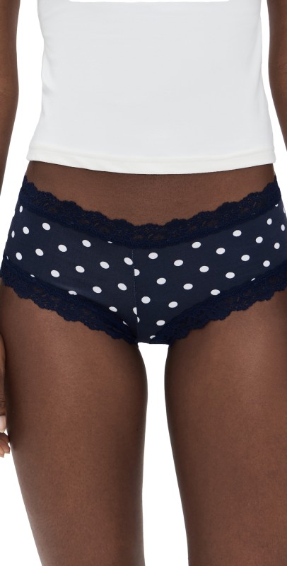 Hanky Panky Printed Cotton Boy Shorts Full Circle