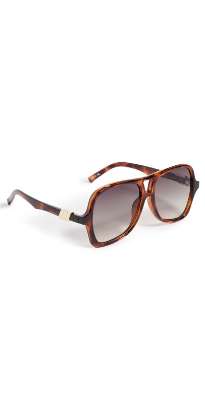 Le Specs Fortune Teller Sunglasses Toffee Tort