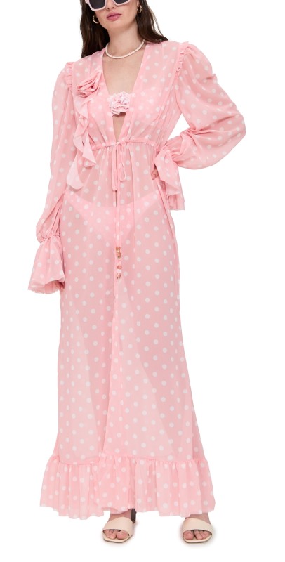 Bananhot Remora Cover Up Peach Polka
