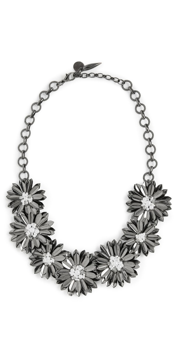 Deepa Gurnani Deepa by Deepa Gurnani Erena Necklace Gunmetal